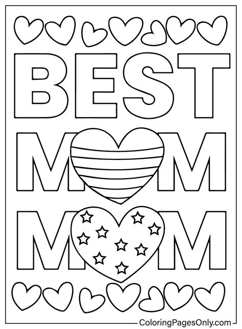 Mum Colouring Pages Printable