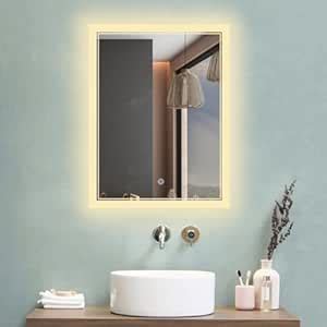 Buy The Deqor Frameless LED Light Mirror for Bathroom | Decorative ...