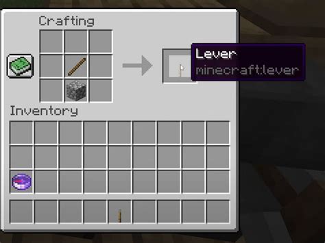 Image result for Minecraft Turn Lever into a Button Tutorial