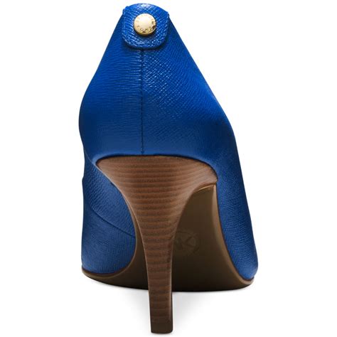 michael kors blue pumps