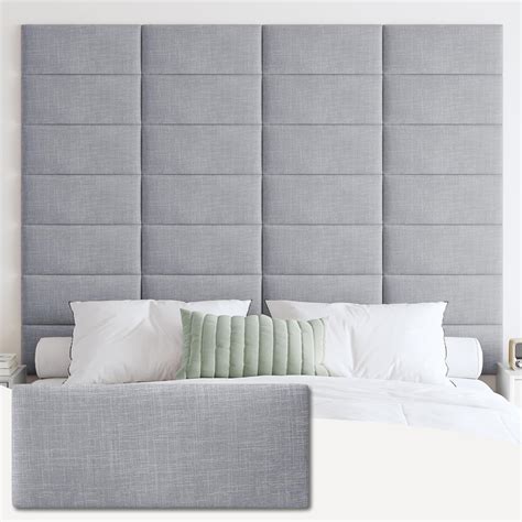Amazon.com - IFNOW Upholstered Wall Mounted Headboard, 3D Soundproof ...