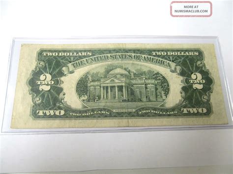 1953 Two Dollar Bill Red Seal A 75204231 A
