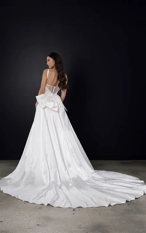 Understated Luxury Ballgown Wedding Dress with Cowl Neckline