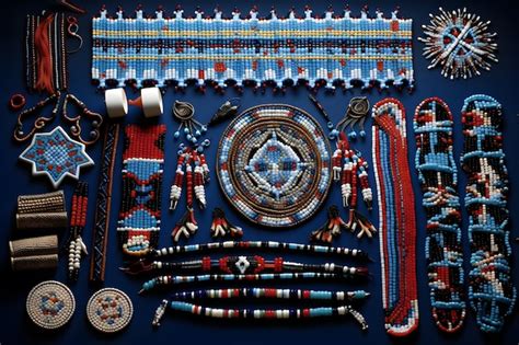 Image result for Native American Beadwork Designs