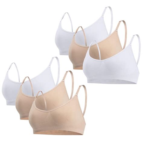 Buy HIVOF Fashion Girls Bras 14-16/12-14 Thin Strap Bras for Girls Pack ...