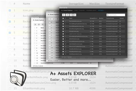 Unity Assets Explorer 的图像结果