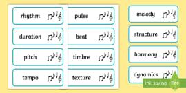 Music Notes Images | Music Notes Cards (teacher made)
