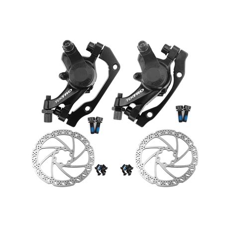 Tektro M280 Mechanical Disc Brake MTB Cable Actuated Disc Brakes with ...