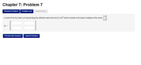 Reflection Matrix across a Line 的图像结果