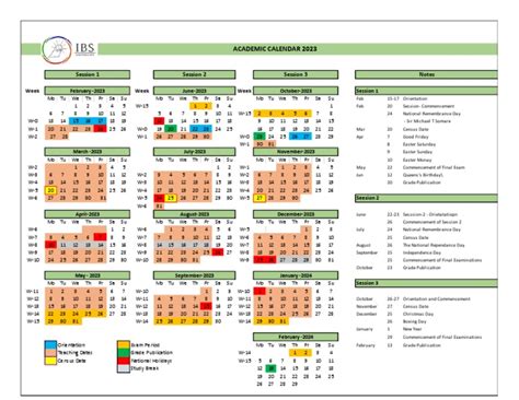 IBSU Academic Calendar 2023 | PDF | Holidays | Eastertide