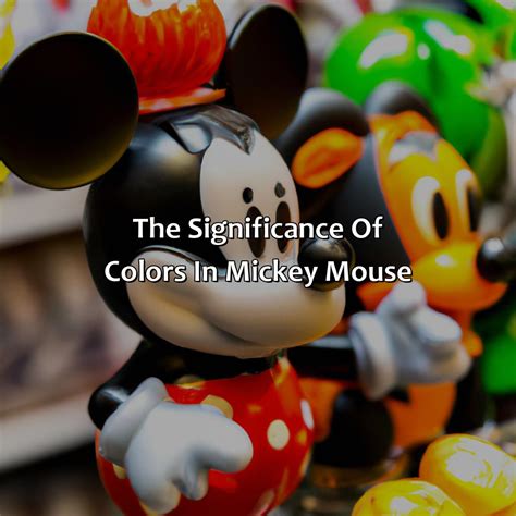 Mickey Mouse Color Chart