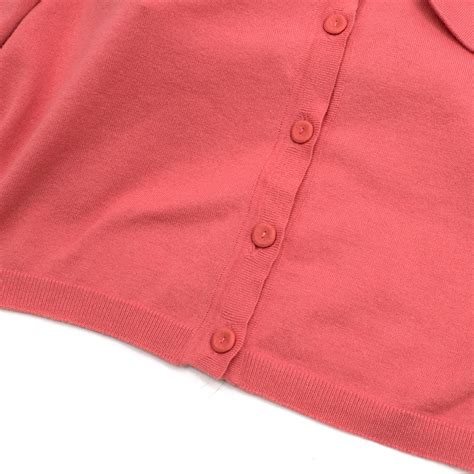 Valentino Pink Cropped Cardigan - Size US 12 For Sale at 1stDibs | pink ...