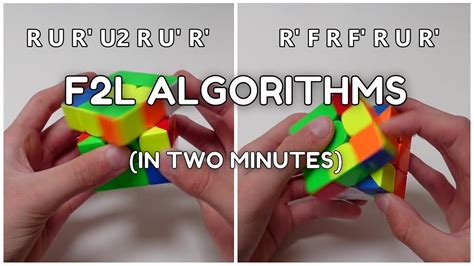 Image result for Advabcedf2l Algorithms 3X3