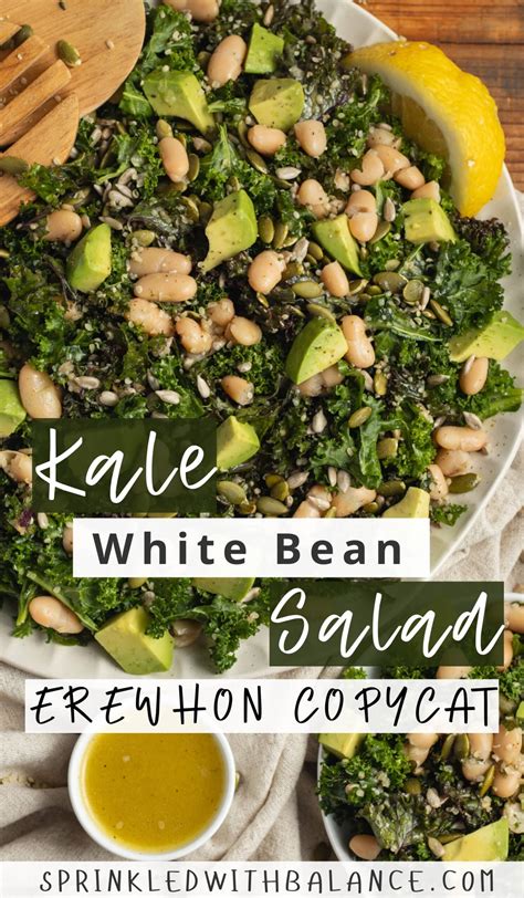 Kale White Bean Salad - Sprinkled With Balance