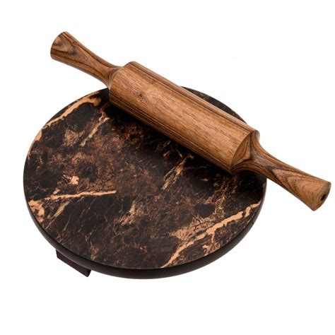Buy PTR Pine Wood Chakla Belan Set Handcrafted from Strong Natural Wood ...