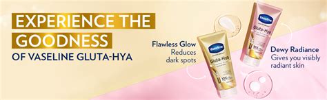 Vaseline Gluta-Hya Flawless Glow Lotion | For Face & Body |Bright ...