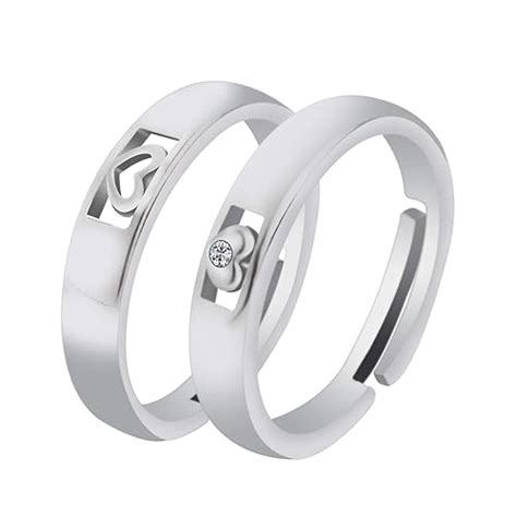 Buy Silver Shine Silver Plated Solitaire 'Endless Love' Heart Proposal ...