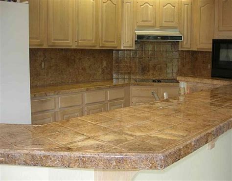 Travertine Tile Kitchen Countertop – Kitchen Info