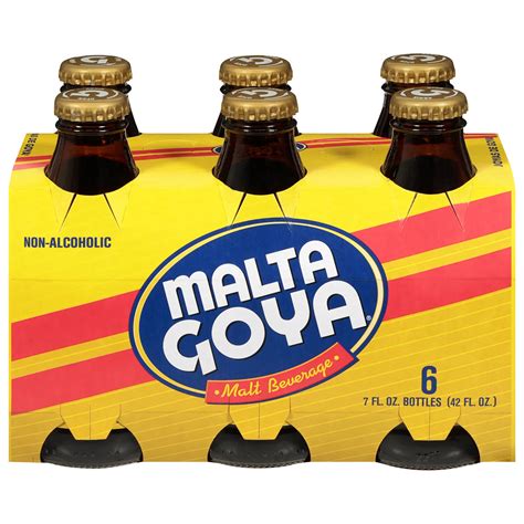 Goya Malta Non Alcoholic Malt Beverage 6 pk Bottles, 7 oz | Joe V's ...