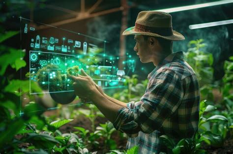 Farmer Using Technology 的图像结果