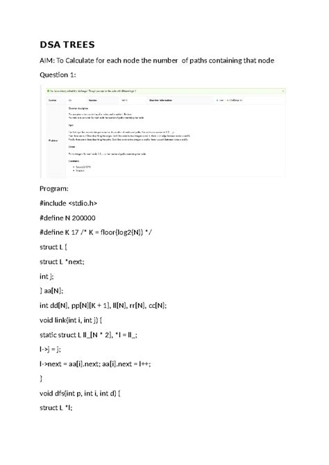 DSA Trees - This data structure and algorithm lecture notes - DSA TREES ...