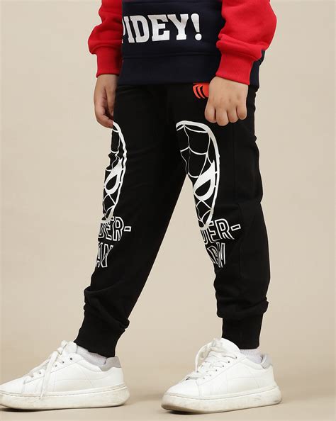 Spiderman Printed Regular Fit Jogger For Boys – Kidsville