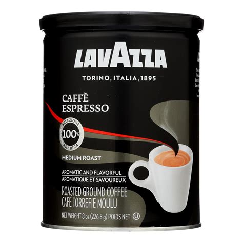 Lavazza Ground Coffee - Espresso Canned - Case Of 12 - 8 Oz