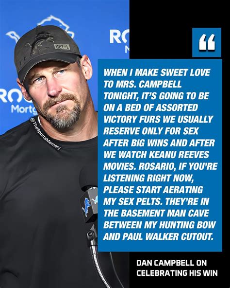 Dan Campbell has a very distinctive ritual for every NFL win. : r ...