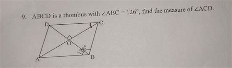 ABCD is a rhombus with