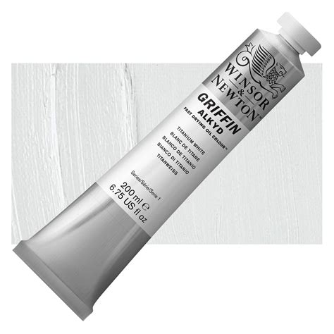 Winsor & Newton Griffin Alkyds - Titanium White, 200 ml tube | Utrecht ...