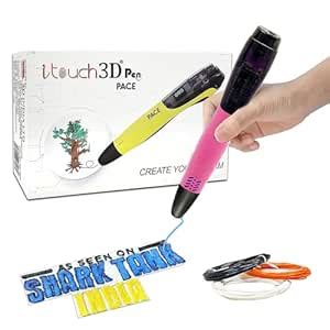 WOL3D Touch Pace 3D Pen for Kids – Pink | Magic 3D Drawing Pen with ...