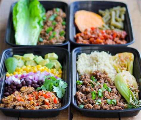 Easy Ground Turkey Meal Prep Bowls: 4 Ways - Smile Sandwich