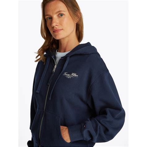 Tommy Hilfiger | Women's Regular Script Zip Hoodie | Studio