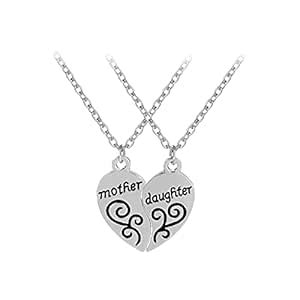Buy TBOP Jewellery Mother Daughter Gift Love Stitching Metal Pendant ...