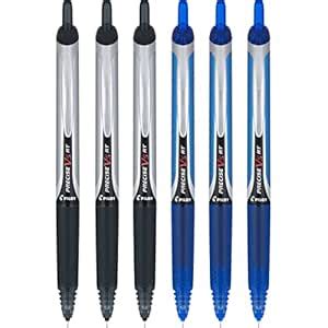 Pilot Precise V5 RT Retractable Rolling Ball Pens, Extra Fine Point (6 ...