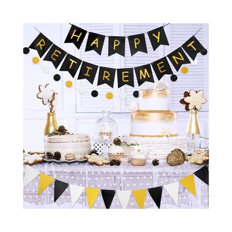 Happy Retirement Banner for men and Women happy | Ubuy India