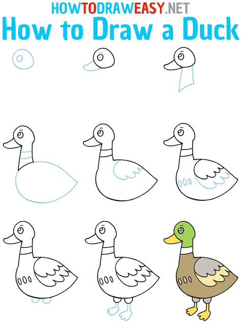 How to Draw Duck for Kids 的图像结果