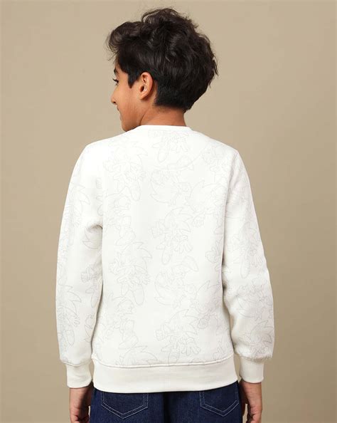 Sonic Modern Printed Regular Fit Reversible Sequin Sweatshirt For Boys ...