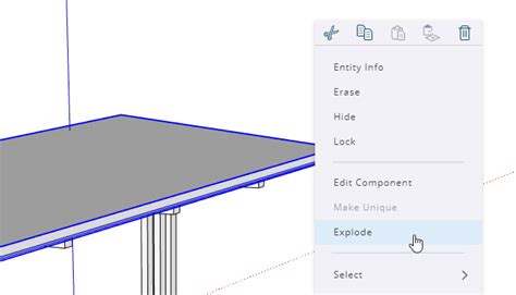 Explode SketchUp 的图像结果