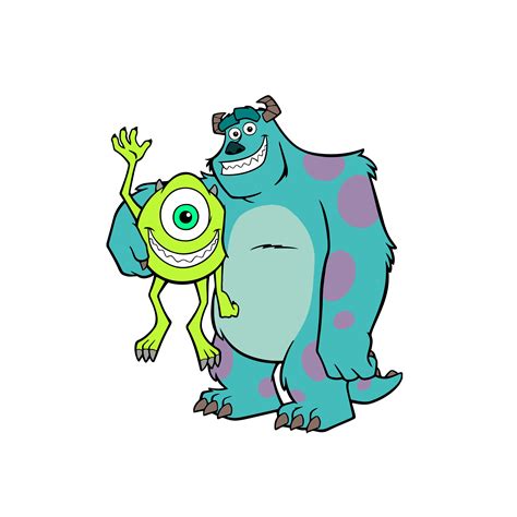 Mike Wazowski svg James P Sullivan svg Monsters Inc svg - Etsy México