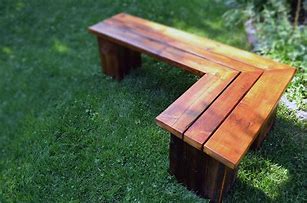 Image result for Wooden Outdoor Bench