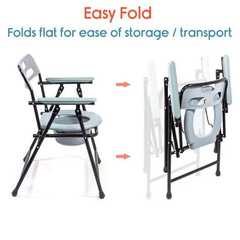 KosmoCare Deluxe Commode Chair(MS Frame) Online - Kosmochem