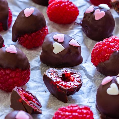 Chocolate Covered Raspberries Recipe - Happy Foods Tube