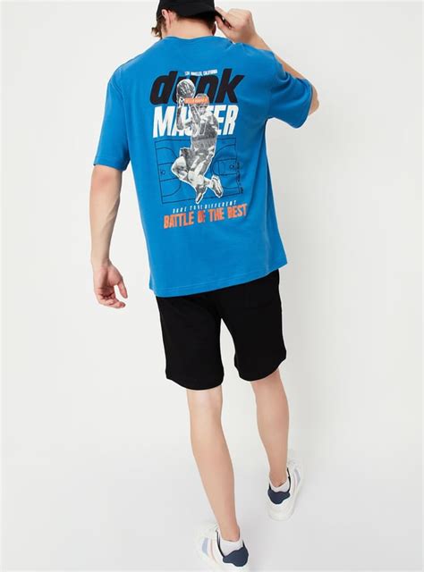 Buy Men Oversized Back Print T-shirt Online at just Rs. 499.0 ...