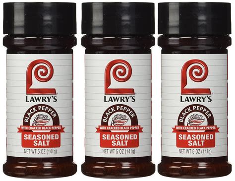 Amazon.com : Lawry's Seasoned Salt Black Pepper, 5 Ounce (Pack of 3 ...