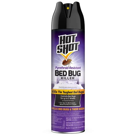 Buy Hot Shot Bed Bug Killer 17.5 Ounces, Aerosol, Treatment For Bed ...
