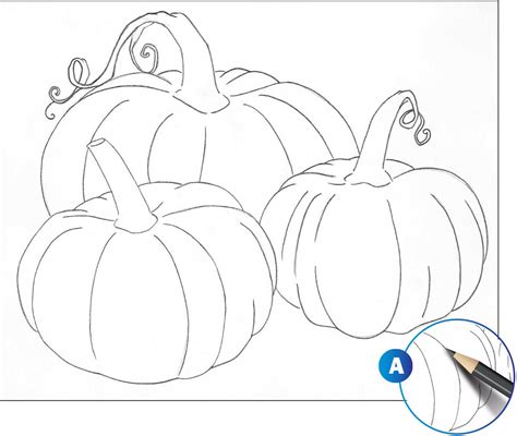 how to draw a pumpkin patch - Jame Mckenna