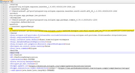 Image result for Eclipse.ini Java Path