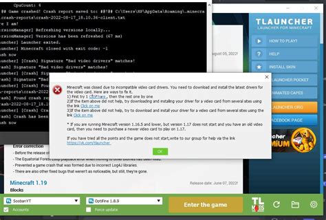 Image result for Minecraft Tlauncher Error Problem