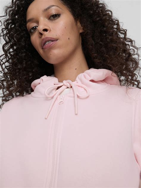 Womens Light Pink Zip-Up Hoodie | Primark